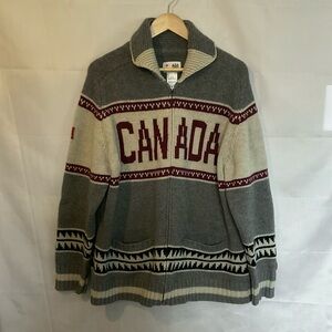 Hudson’s Bay 2010 Winter Olympics Team Canada Wool Full Zip Sweater